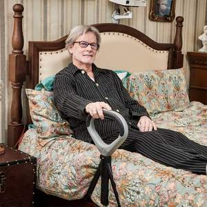 Медицинская регулируемая поручень-опора для кровати и защитная перила для кровати, без инструментов, для безопасности и устойчивости, медицинский продукт - Product Image 1