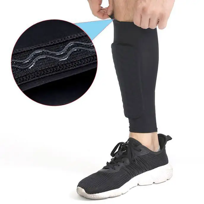 Football Basketball Long Sleeves Sports Fitness Leg Protector Men'S Compression Calf Support Leg Sock Sleeves