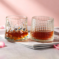 Nouvelles verreries de luxe en cristal pour whisky, verres à whisky Old Fashioned pour bar, vente en gros