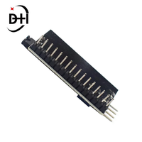 Papan Antarmuka Serial IIC I2C TWI SPI dengan Pelat Adaptor LCD 1602 2004 Modul Konverter PCF8574 untuk Papan LCD & Aksesori