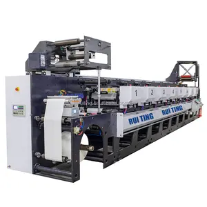 RTIN-550 Best price 8 color high speed adhesive label flexo inline horizintal print/printing machine