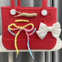 Nouveau trou bricolage fait à la main couleur corde chaîne décorative amovible boucle de chaussure accessoires sac avec trous breloques