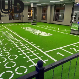 Tappeto erboso funzionale Gym scaglie di erba artificiale personale Studio di allenamento nero tappeto erboso tappeto erboso di alta qualità - Product Image 4