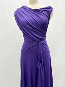 Sexy vita <span class=keywords><strong>viola</strong></span> con spalle scoperte Modulare elegante <span class=keywords><strong>abito</strong></span> a spalla <span class=keywords><strong>in</strong></span> <span class=keywords><strong>maglia</strong></span> gonna da banchetto abiti attillati Casual - Product Image 6