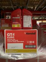 Huile moteur entièrement synthétique anti-usure Kendall GT-1 Euro 5W-40, lubrifiant automobile SAE, exportation d'Amérique