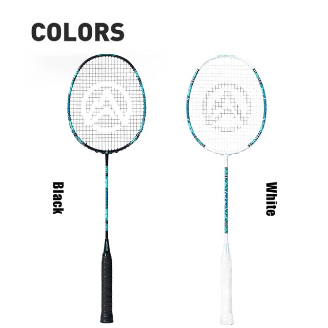 ALP XW Carbon Fiber Badminton Racket 5U G5 Max 30lbs Ultralight&Flexible With Free Strung Grips for Outdoor Indoor Training