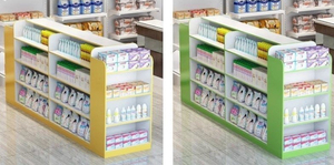 Exhibidores de Farmacia Modernos Personalizados, Precio de Fábrica, Muebles para Tiendas Minoristas, Estantes para Supermercados - Product Image 5