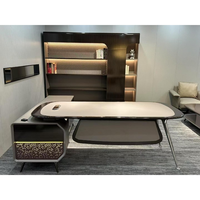 Bureau de direction moderne et simple en bois haut de gamme pour PDG, Président ou Directeur - Écologique et durable
