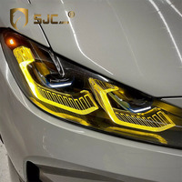 Modules DRL jaunes CSL SJC Auto Car Accessories pour BMW G80 M3 G82 M4 G22 G26 2021-UP, feux de jour laser LED.