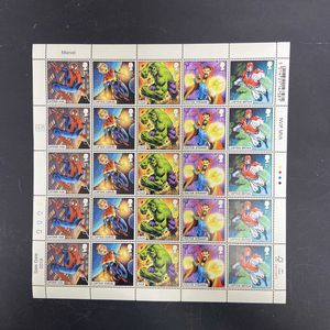 Filigrane de billet de banque, Tampon UV 1ère classe, Autocollants de timbres Royal Mail, Grand format style britannique, Ensemble d'autocollants pour billets de banque à marque privée britannique - Product Image 5