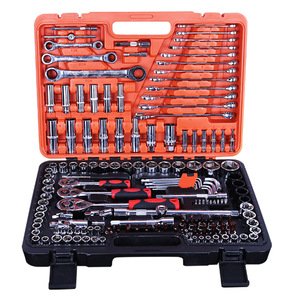 Satagood – ensemble d'outils de réparation automobile, 150 pièces, kit de clés à douille de 1/4 pouces, outils de réparation mécanique en acier au chrome vanadium - Product Image 2