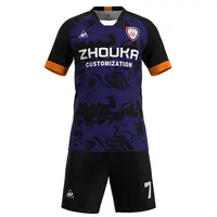 Camisa de futebol com novo design, camisas retrô, impressão de subolmação, camisa de futebol, uniforme de equipe masculina