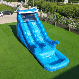 Tobogán Acuático Comercial, <span class=keywords><strong>Castillo</strong></span> Inflable con Toboganes de Agua para Niños y Adultos, Tobogán Acuático Inflable para Exteriores con Piscina para Alquiler para Fiestas - Product Image 2