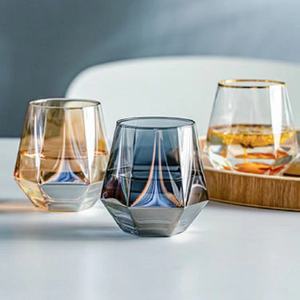 Verre à whisky transparent, Six ornements en verre, pour jus au lait, thé, créatif, simple - Product Image 3