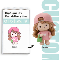 Peluches personnalisées à logo, design d'animaux mignons, super douces, très demandées