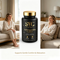 SYC BIO Vente en gros d'extrait botanique d'Ashwagandha 3000mg en capsules, prix direct usine, fournisseur OEM ODM, 60 capsules végétaliennes