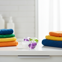 Lessives en dosettes 4-en-1 biodégradables et hypoallergéniques pour vêtements de bébé à peau sensible, marque privée OEM, longue durée