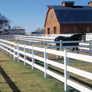 आधुनिक शैली पॉलीविनाइल क्लोराइड घोड़े के साथ <span class=keywords><strong>2</strong></span>/<span class=keywords><strong>3</strong></span>/4 रेल के साथ आसानी से इकट्ठा सुरक्षा बाड़ लगाने के लिए उपलब्ध - Product Image 3