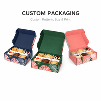 Boîte cadeau en papier pliable personnalisée à 6 compartiments pour sushis et desserts avec revêtement UV, estampage à chaud, impression offset
