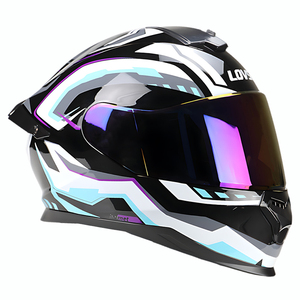 <span class=keywords><strong>Casco</strong></span> de Motocicleta Integral con Doble Visera, Certificado ECE/DOT, Cómodo, de ABS, para Carreras - Product Image 3
