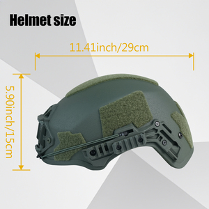 <span class=keywords><strong>Casco</strong></span> Tattico Wendy 3.0 in Fibra di Vetro con Cinghie Regolabili a 4 Punti di Sospensione, Imbottiture in Memory Foam, Accessori FRP Senza Fessure - Product Image 5