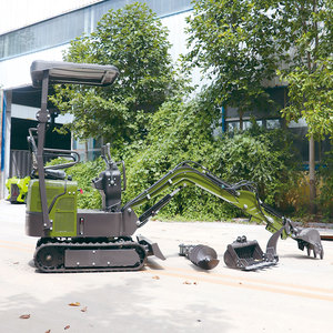 Mini Excavadora Totalmente Funcional, Alta Potencia de Excavación, Equipo de Construcción Multifuncional con Motor y Bomba - Product Image 5