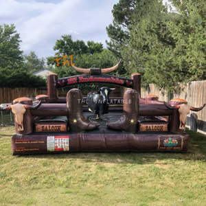 Bán buôn cơ khí Bull trò chơi bơm hơi kích thước tùy chỉnh Inflatable Rodeo bò cơ khí - Product Image 2