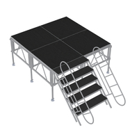 Plateforme de scène mobile en aluminium, plateforme de scène pliable, plateforme d'exposition