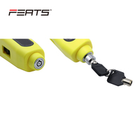 Serrure de guidon FERTS antivol pour vélo/moto Protection de verrouillage de frein à disque Serrure de poignée de vélo Accessoires de cyclisme