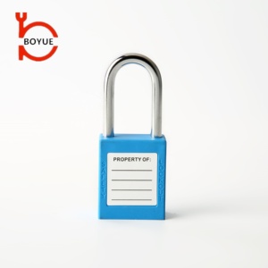 <span class=keywords><strong>Cadenas</strong></span> de sécurité industrielle de 38mm avec manille en acier <span class=keywords><strong>à</strong></span> clé principale Codage laser personnalisé et étiquette pour verrouillage-étiquetage - Product Image 3