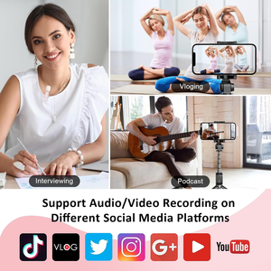 Micrófono Lavalier Inalámbrico Dinámico Mini para iPhone y Android, con Conector Tipo C, Modelo K9, para Grabación de Videos en YouTube - Product Image 6