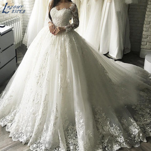 S144 Nuova Moda all'Ingrosso a Prezzo Conveniente, <span class=keywords><strong>Velo</strong></span> <span class=keywords><strong>da</strong></span> <span class=keywords><strong>Sposa</strong></span>, Elegante Abito <span class=keywords><strong>da</strong></span> <span class=keywords><strong>Sposa</strong></span> Stile Ball Gown - Product Image 1