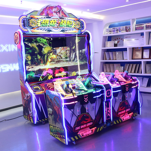 Machine de jeu d'arcade de tir « Dinosaur War Chronicle », équipement de jeu à monnayeur pour 4 joueurs avec distribution de tickets pour centre de divertissement - Product Image 2