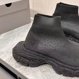 Zapatos casuales de diseñador de lujo, zapatos de plataforma para entrenamiento, zapatos de caña alta tipo calcetín, tendencia de moda, suela gruesa, zapatillas deportivas 2.0 Speed. - Product Image 5