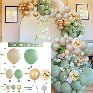 Kit de guirlande de ballons bleu sable blanc or sauge vert pour garçons Baby Shower Birthday <span class=keywords><strong>Jungle</strong></span> Safari Wild One Party Decoration - Product Image 3