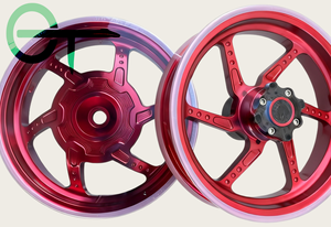 CNC Engraved Aluminum <b>Wheels</b> for Honda Giorno - 12 Lightweight Custom Carved Rims Tropical Climate Resistant - Product Image 3