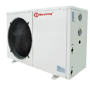 Meeting heat pump air source with three way valve can heating+hot water 12KW water heater