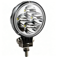 Lampe de travail LED 3,2 pouces 12W 6000K, étanche IP68, 12-48V, 800lm, lampe auxiliaire pour conduite tout-terrain, voiture, camion, chariot élévateur