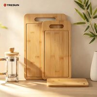 Toptan eve taşınma hediye bambu kesme tahtası ahşap doğrama tahtası seti kesme tahtası