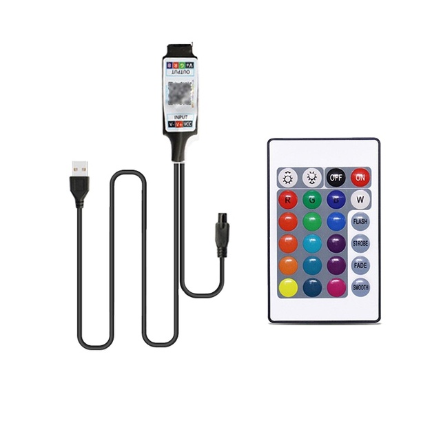 Mini 24-key BT USB controller RGB smart LED light bar strip controller