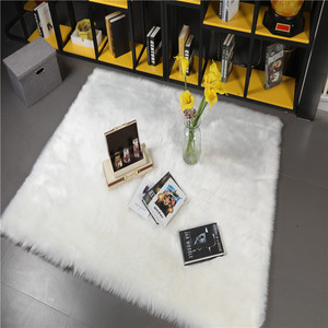Tappeti da zona arruffati in finta pelle di pecora con pelliccia sintetica <span class=keywords><strong>multicolore</strong></span> - Product Image 3