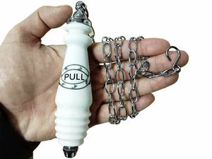 Truyền Thống Cao Levelcisterm Nhà Vệ Sinh Kéo Chuỗi Gốm Tuôn Ra Kéo Xử Lý - Product Image 3