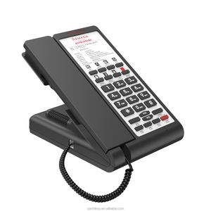 Téléphone d'hôtel moderne Sachikoo Nouveau design avec logo personnalisable <span class=keywords><strong>Ligne</strong></span> <span class=keywords><strong>fixe</strong></span> de réception gratuite pour les chambres Téléphones filaires - Product Image 4