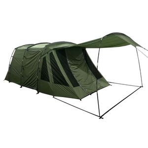 Tente de camping multi-personnes 190T imperméable, grande capacité, deux chambres et un salon, camouflage toutes saisons, qualité supérieure, fabrication OEM/ODM - Product Image 1