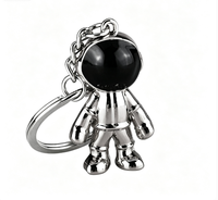 Porte-clés Astronaute Tendance, Pendentif Spaceman Cartoon, Anneau de Clé de Voiture, Breloque de Sac à Dos, Cadeau Créatif