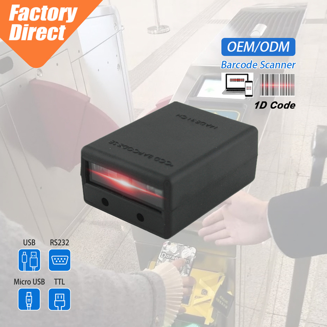 YHDAA Fixed Mount Embedded Barcode Scanner Module USB TTL RS232 Auto Sense Electronic Screen Fuzzy Code Scanner Engine