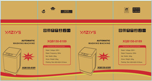 YAZIYS 15kg Automatic Washing Machine Commercial Portable Auto <b>Top</b>-Loading Electric English Operated New Condition for Home Larg - Product Image 3