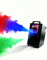 MINGLANG 1500W LED RGB Machine à fumée à pulvérisation de brouillard DMX512 Télécommande Construction en fer Garantie 1 an pour les événements de fête/mariage