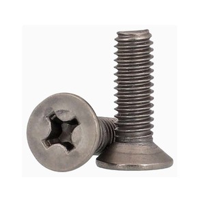 Gr2 Phillip Đầu phẳng chìm M8 vít titan xe đạp Bu lông Titan thô M2 M3 M4 M5 - Product Image 1
