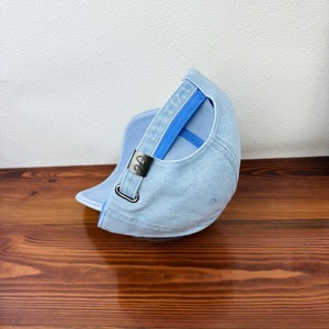 Cappellino in denim lavato personalizzato, ricamo testo curvo, twill di cotone OEKO-TEX, produttore BSCI, regolabile, MOQ basso - Product Image 4
